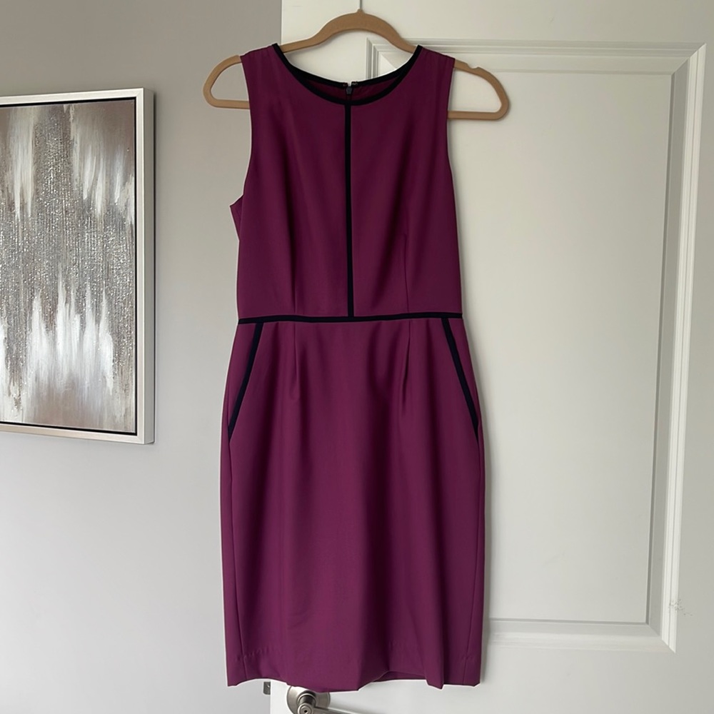 J.Crew Maroon Shift Dress
